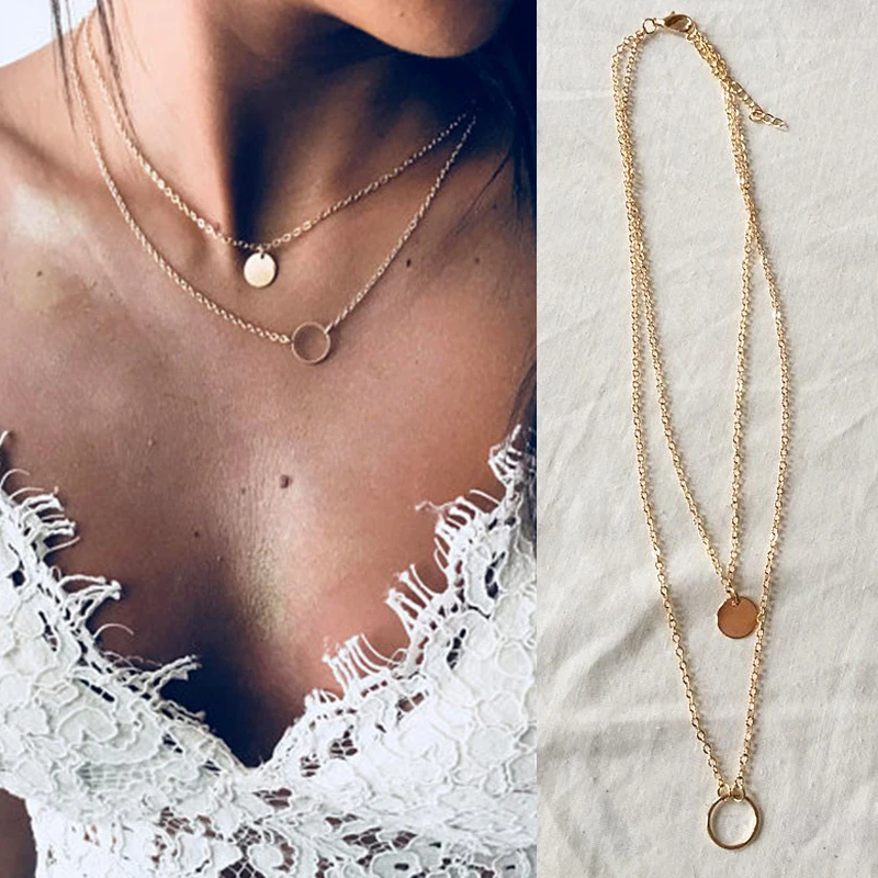 New Fashion 1PC Adjustable Graceful Star Handmade Long Tassel Necklace Double Layer for women Party jewelry | Украшения и