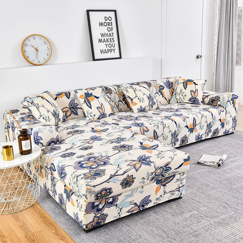 

L-shape Sofa Covers for Living Room Elastic Slipcovers Couch Cover Stretch Sofa Corner Sofa Cover Sofa Covers for Living Room