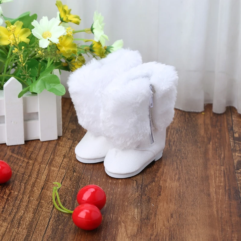 Меховые зимние ботинки обувь для 18 дюймовых американских кукол аксессуары