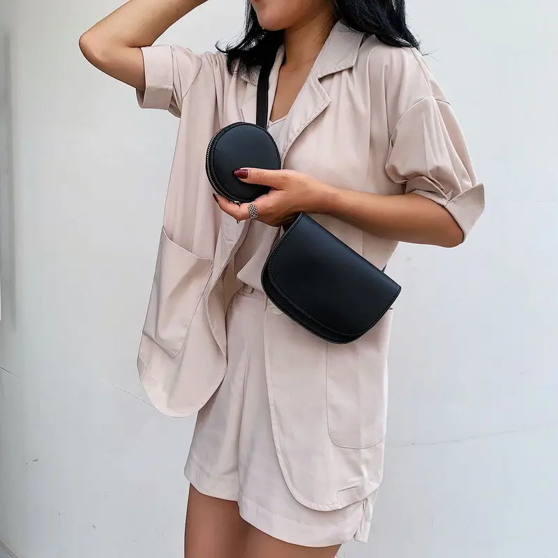 2020 летняя функциональная поясная сумка Женская модная кожаная женская через