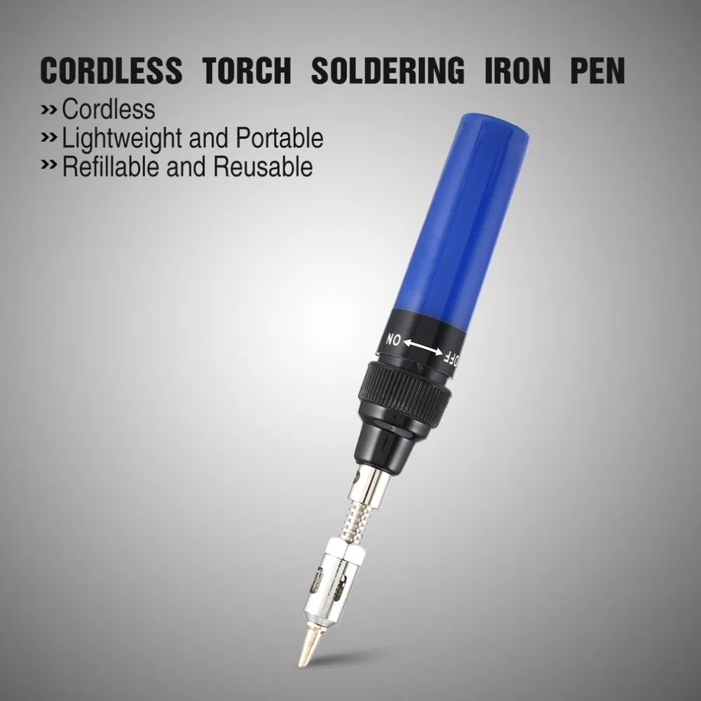 

Mini Cordless Torch Soldering Iron VA-100 Blow Torch Cordless Solder Iron Pen Shaped Gas Soldering Iron Gun Welding Tool