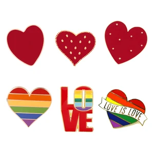 Эмалированный значок на булавке в форме сердца, мультяшного шоу, броши для одежды, сумки, джинсовые булавки, подарки для женщин, мужчин, друзей, модное Ювелирное Украшение