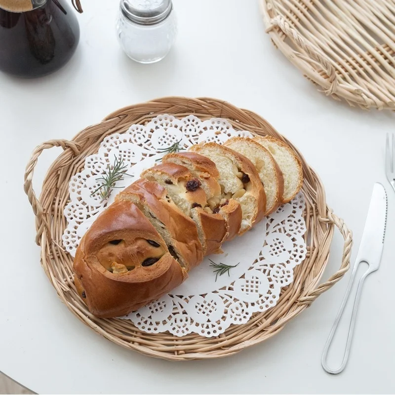 Vietnam Rattan Bread Storage Basket Fruit Snack Binaural Portable Tray Woven
Vietnam Rattan Bread Storage Basket Fruit Snack Binaural Portable Tray Woven