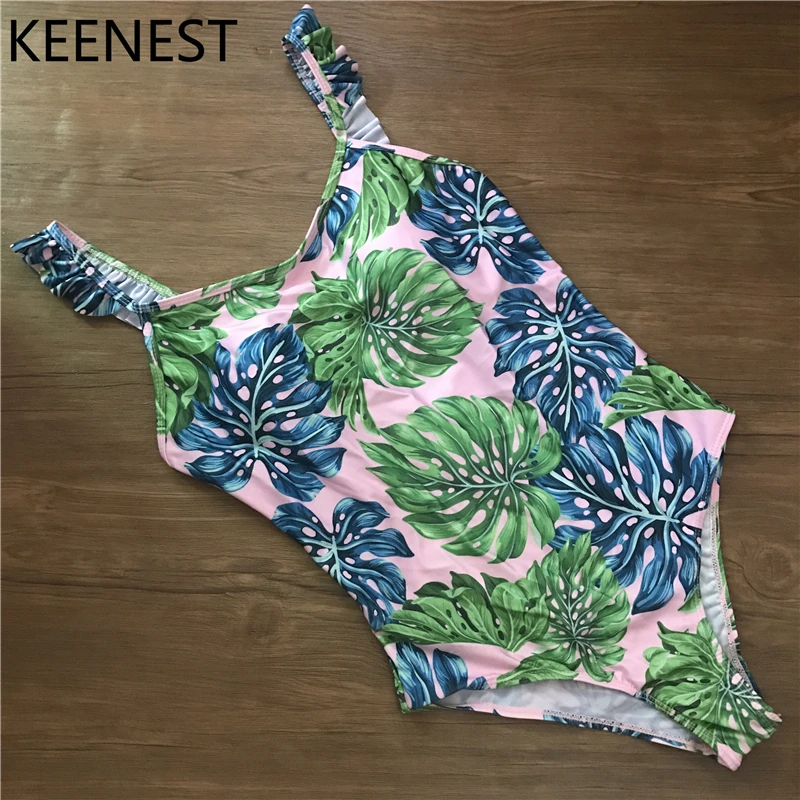 KEENEST монокини с открытой спиной Женский комплект бикини купальник летняя цельный