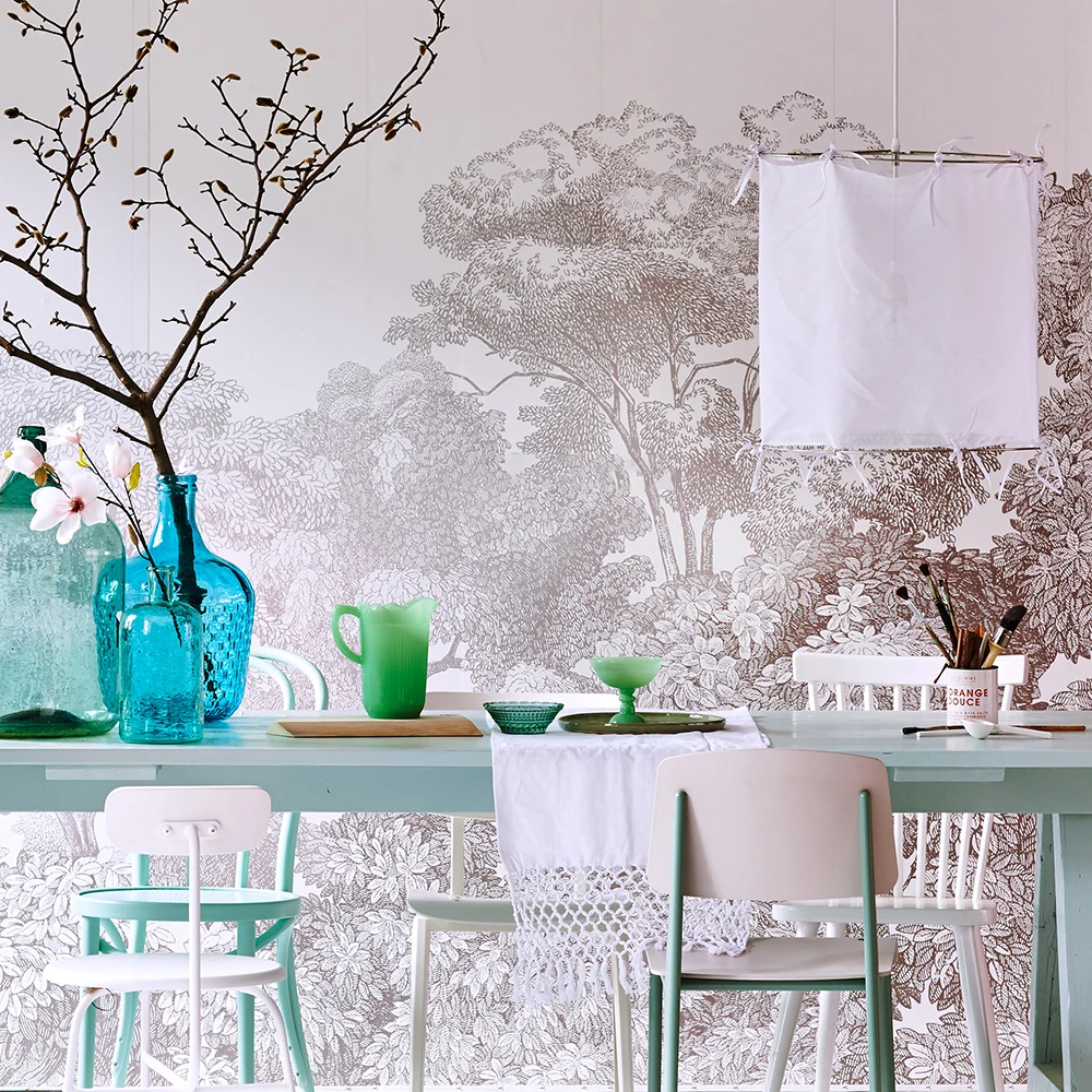 Nordic простой дизайн Белая Льняная блузка рубашка/хлопок DIY Ткань абажур