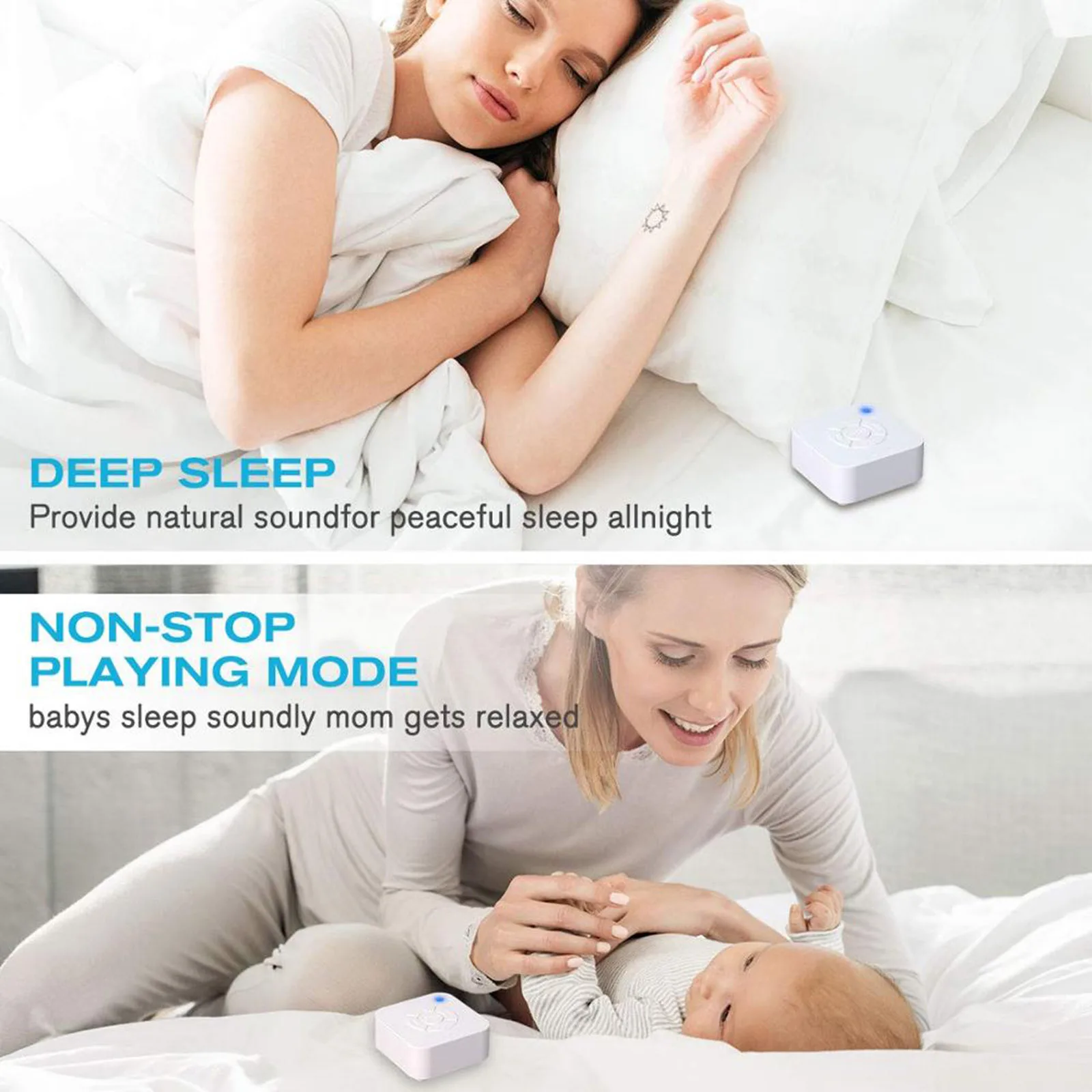 Вспомогательное устройство для сна прослушивания соски звуковой аппарат с белым