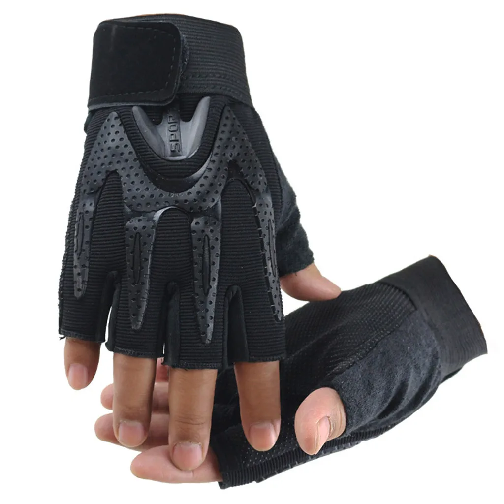 2019 модные зимние трикотажные теплые мужские Спортивные Перчатки для фитнеса