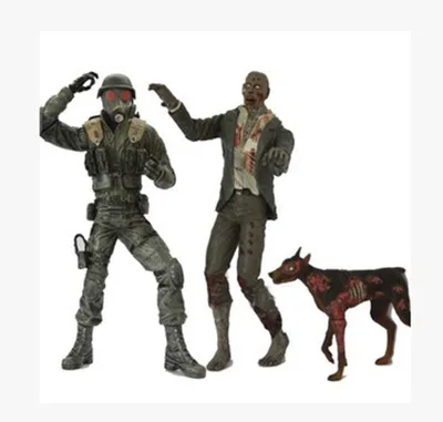 

Neca The Walking Dead Figures Dog Licker And Walker Zombie Hunk Joints PVC Model Doll Figure Collectible Toy For Gift 16cm