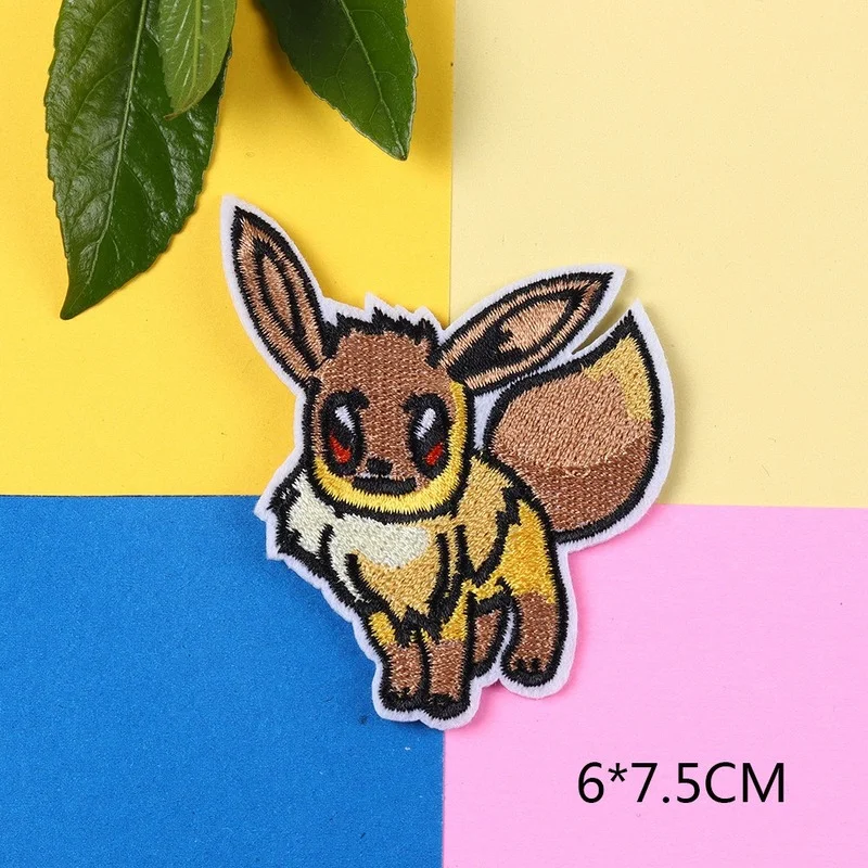 Нашивки с покемонами пикачу Чаризард булбазавр Эш Кетчум глажка горячая