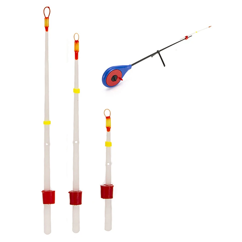 

5Pcs/set Mini Winter Ice Fishing Rod Top Tip Carbon Fiber Winter Fishing Pole
