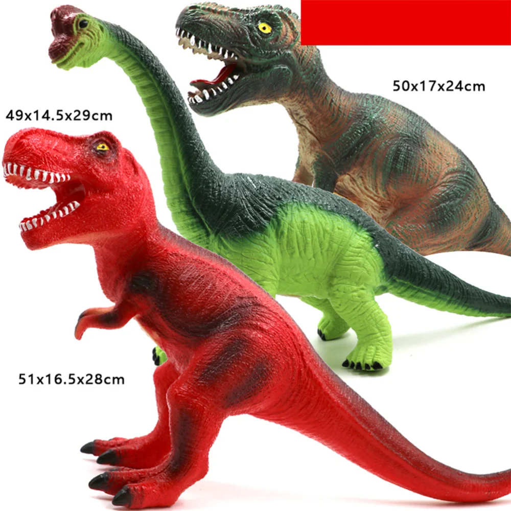 

Kids Realistic Model Tyrannosaurus Animal Figure Toys with Sound (Red)