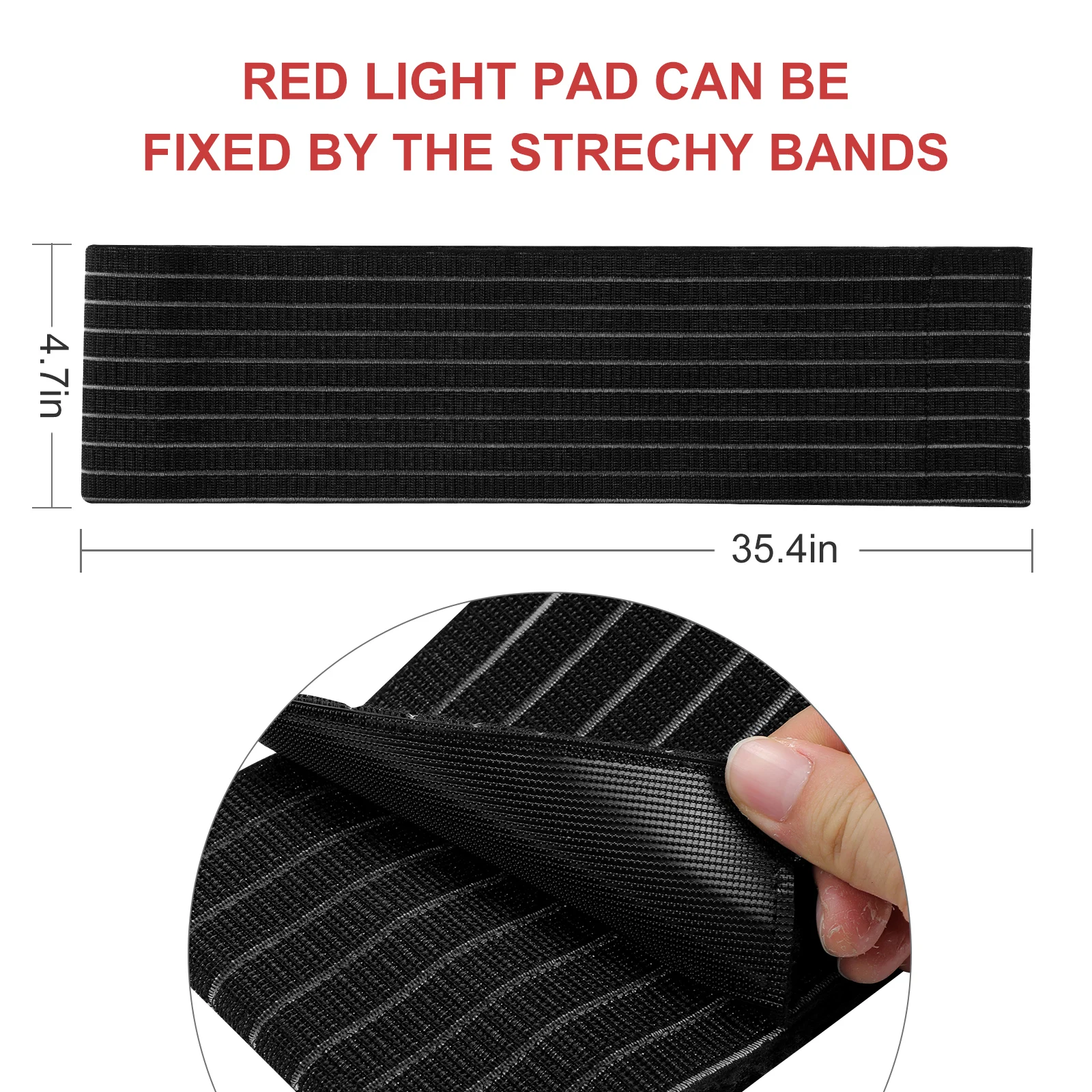 

Infrared Red Light Therapy Device Back Pain Relief FDA Approved Led Pad Large Flexible Wearable Wrap Deep Penetrating Heals Tool