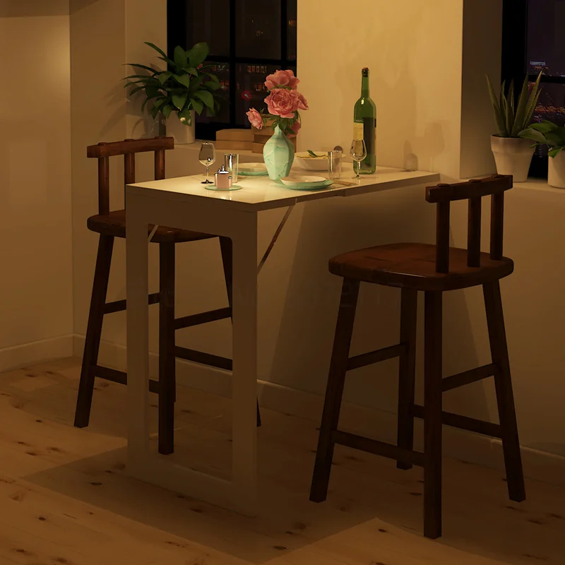 

Household multifunctional mural folding table simple invisible wall hanging table wall dining table