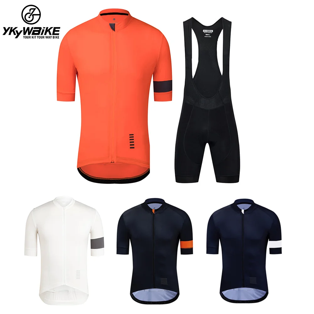 

YKYWBIKE Cycling Sets Bike Man Summer Cycling Short Jersey Set Road Bicycle Jerseys MTB Bicycle Wear PRO Cycling bib set