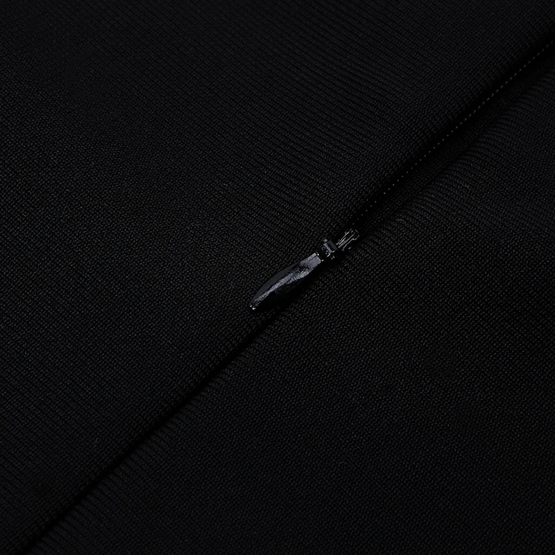 

Beateen Women O Neck Puff Draped Sleeve Sheath Bandage Mini Dresses 2019 New Women Party Little Black Dress