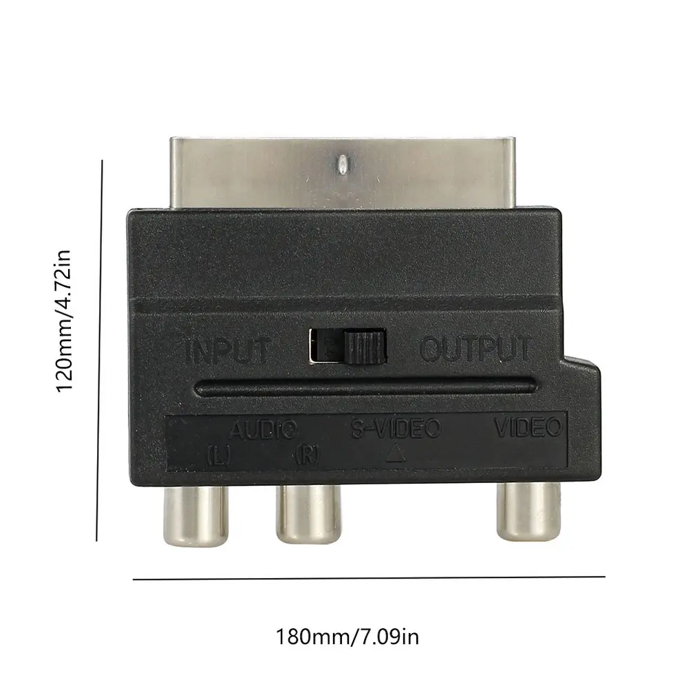 Практичный USB 2 0 конвертер Vhs в Dvd аудио видео захвата комплект Scart Rca кабель для Win10