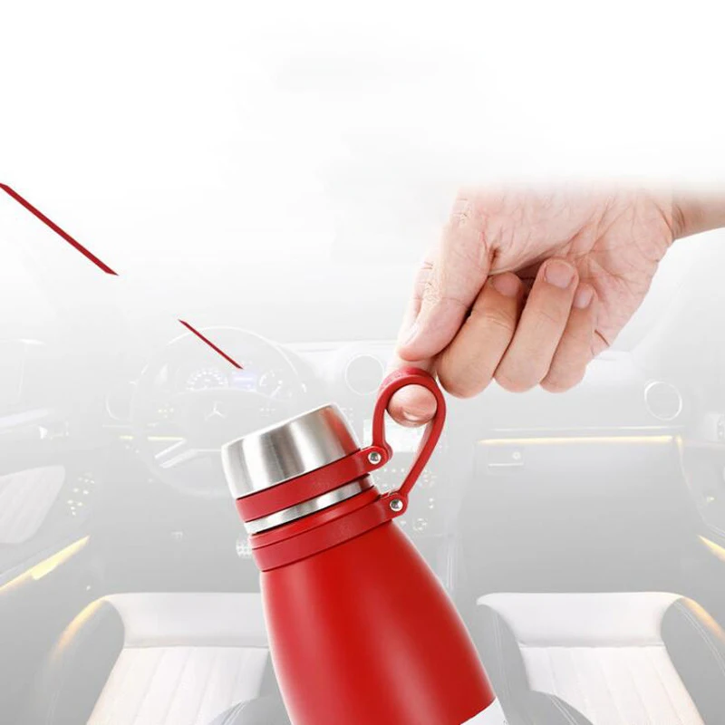 Термос с двойными стенками и логотипом на заказ изолированная вакуумная колба