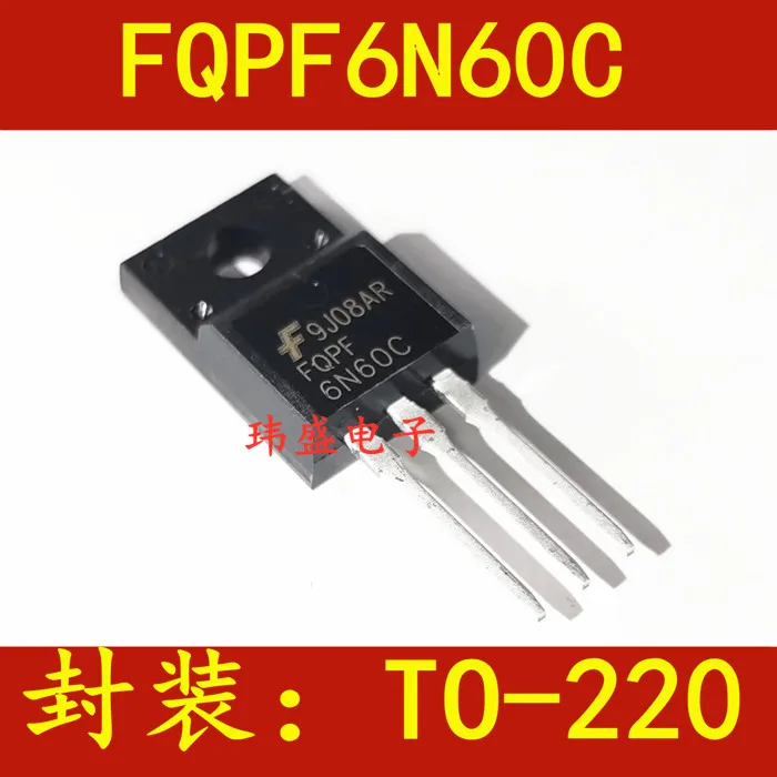 

(5 шт./лот) FQPF7N60C 7N60 MOS TO-220F 7A 600V