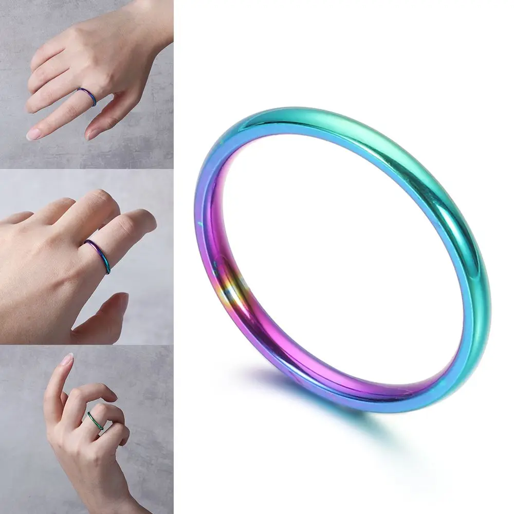 

Женское кольцо для свадьбы с внутренней и внешней дугой диаметром 2 мм