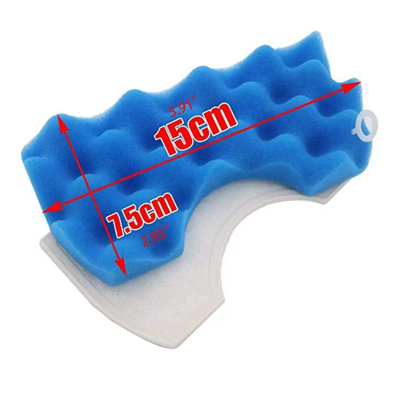 DJ63-00672D H11 Пылезащитный фильтр HEPA синие губчатые фильтры для Samsung SC4300 VC-B710W Запчасти