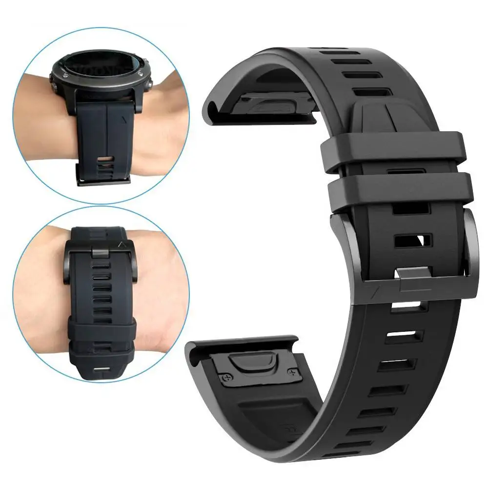 Fenix 6 браслет 22 мм QuickFit спортивный силиконовый ремешок для часов Garmin Instinct/Fenix 5/Fenix 5 Plus/Forerunner 935/Quatix 5