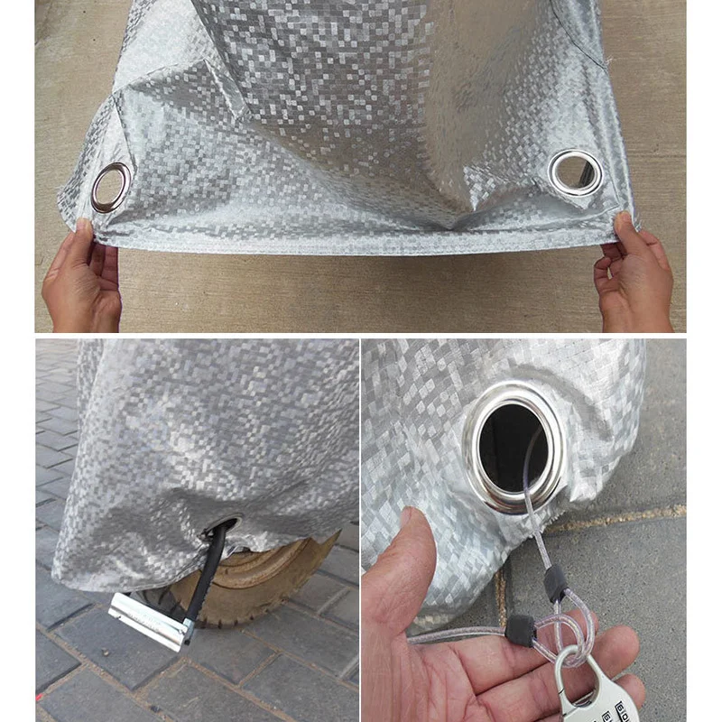 

Motorcycle Cover Electric Bicycle Sunscreen Rain Cover Clothes Thickened Dust Cove BX