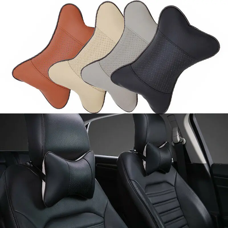 1 шт. подголовник сиденья автомобиля коврик пены памяти кожа головы шеи Отдых