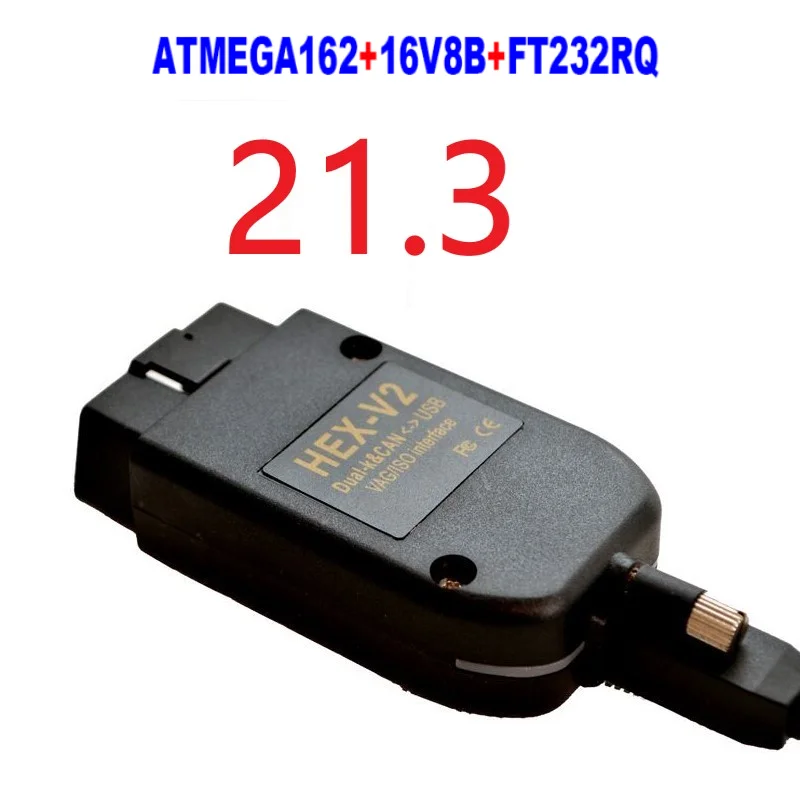 Новинка 2020 VAGCOM V21.3 HEX V2 интерфейс 20.4.2 VAG COM 19 6 для VW Seat Vag 20 4 польский ATMEGA162 + 16V8