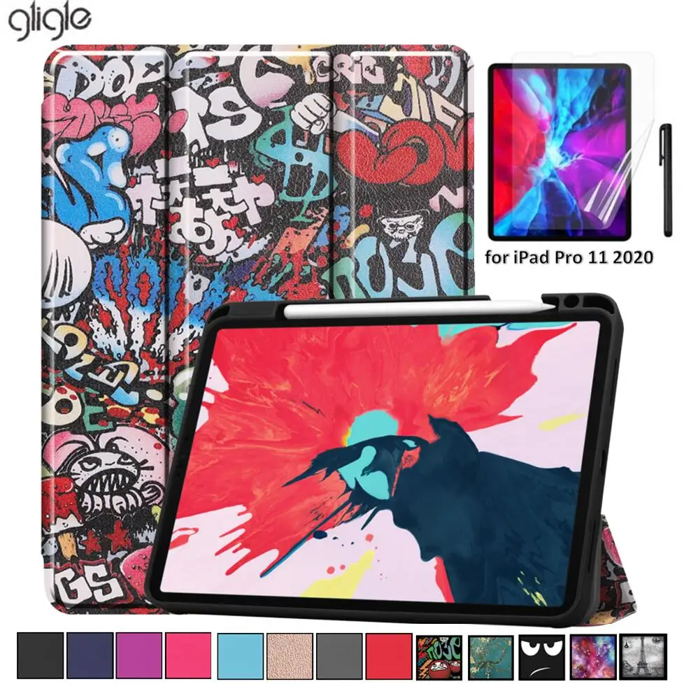 Чехол с принтом GLIGLE Motive для ipad pro 11 2020 умный чехол 2018 + пленка экрана сенсорная