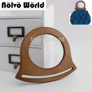 2-10-20 штук, 18*15 см Ретро верблюжья деревянная ручка для женщин, сумки для вязания крючком, DIY Женские винтажные сумки, кошелек, стеганое одеяло, швейная ручка