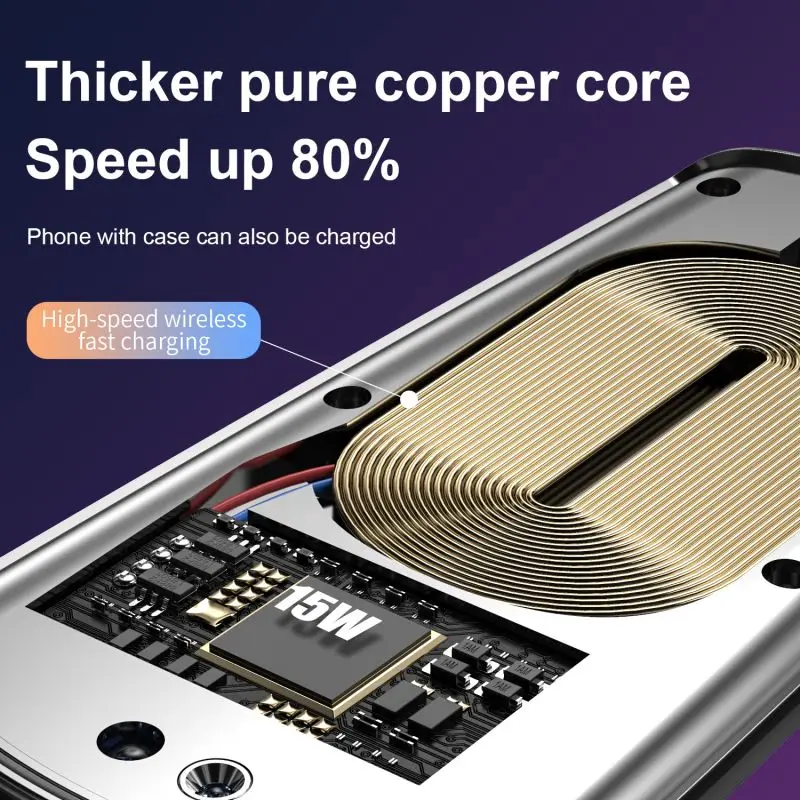 15w wireless car charger automatic clamping fast charging phone holder mount car for iphone 11 huawei samsung smart phones free global shipping