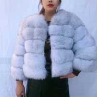 Natural fur fox fur coat womens winter jacket fur coat fur natural jacket high quality natural fox fur jacket real fox fur coat