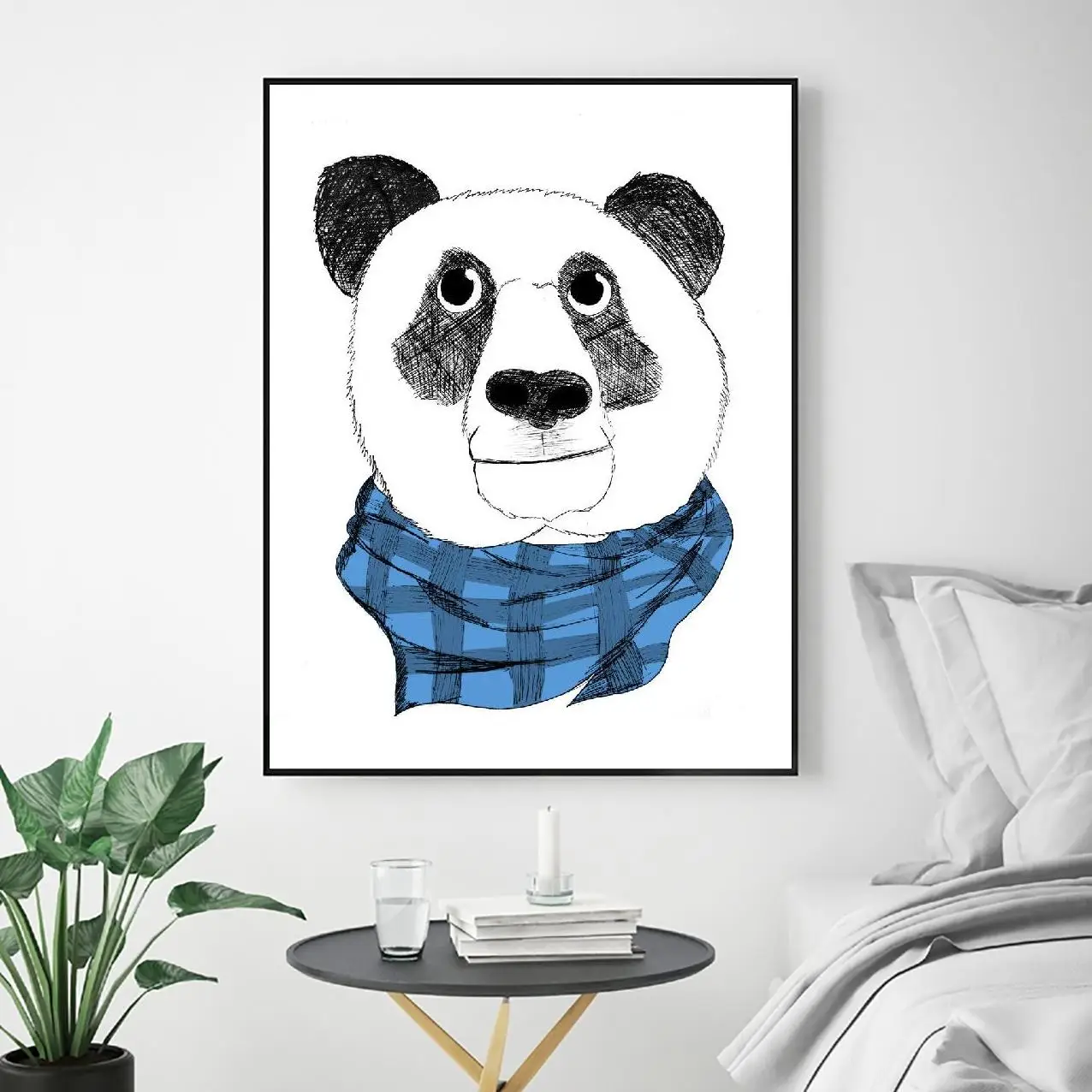 Господин панда холст картины настенная живопись животное печать на холсте