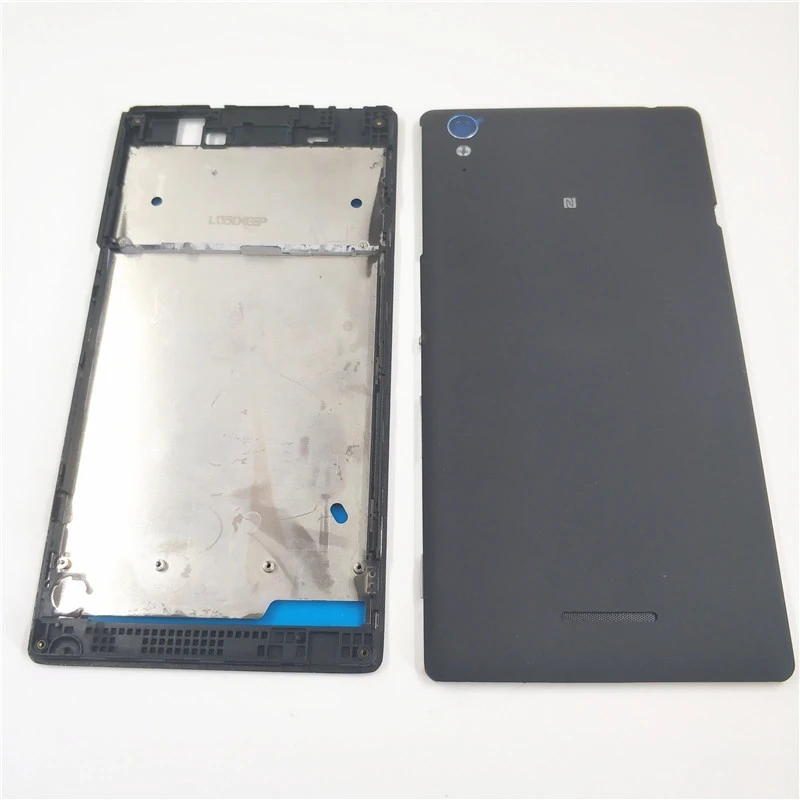 

Чехол для Sony Xperia T3 D5102 D5103 D5106 M50W, передняя панель, батарейный отсек, боковые кнопки, NFC