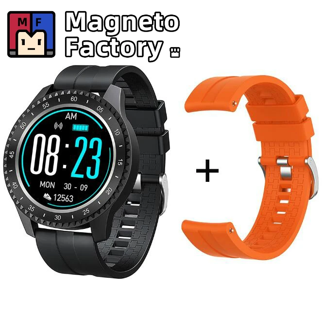 F17 Bluetooth Смарт-часы с пульсометром и датчиком артериального давления спортивный