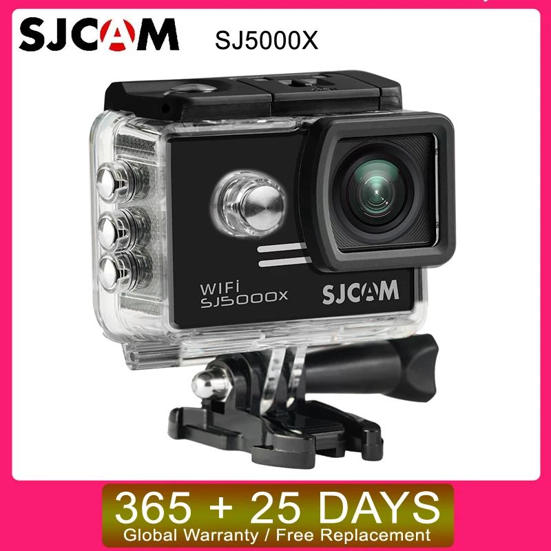 Спортивная Экшн камера SJCAM SJ5000X Elite Gyro Wi Fi 4K H.264 погружение на 30 м под воду Sports DV
