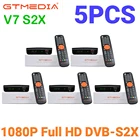 5 шт. V7 S2X GTMEDIA V7S HD DVB-SS2S2X + TT2 поддержка BISS Auto Roll Full PowerVu Speed USB 34G Dongle Youtube Youporn Новинка