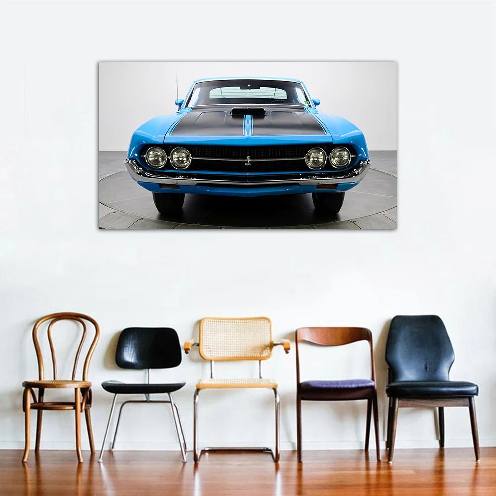 1971 Torino Cobra Muscle Car Posters Prints Wall Art Unframed Canvas Paintings For Home Decor