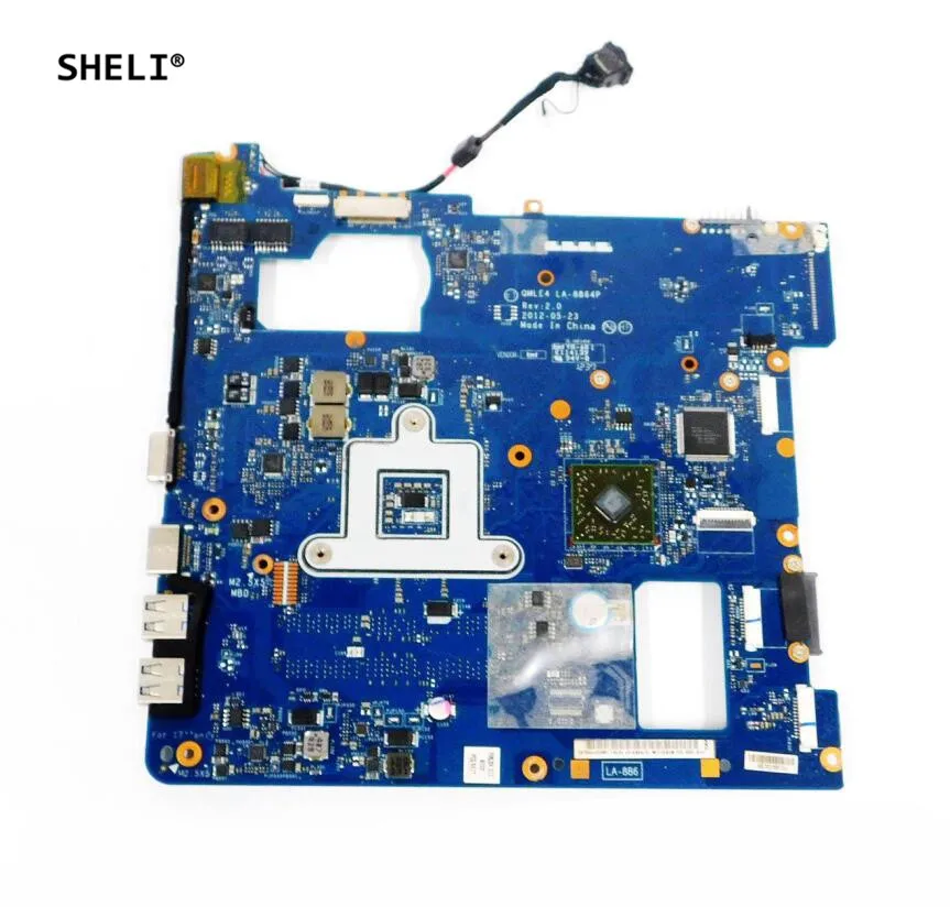 SHELI для Samsung NP355V5C NP365E5C NP365 материнская плата QMLE4 LA 8864P|Материнские платы| |