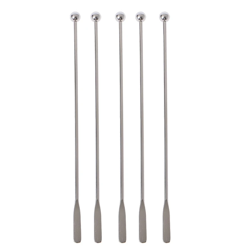 

5Pcs 7.5" Stainless Steel Reusable Epoxy Resin Mixing Sticks Resin Stirrers Tool N84D