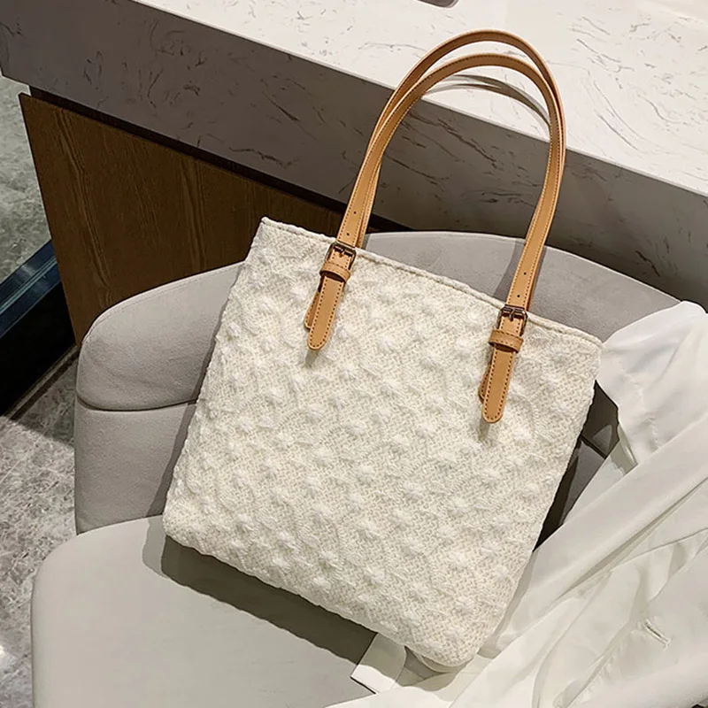 

New Women's Shoulder Bags Simplicity All-match lace Large-capacity High Quality Design Fashion Net Red Portable Student Bag