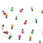 Мини мебельные аксессуары гирлянды 112 масштаб миниатюрный кукольный домик 1 гирлянда поддельные огни Рождество хорошее украшение