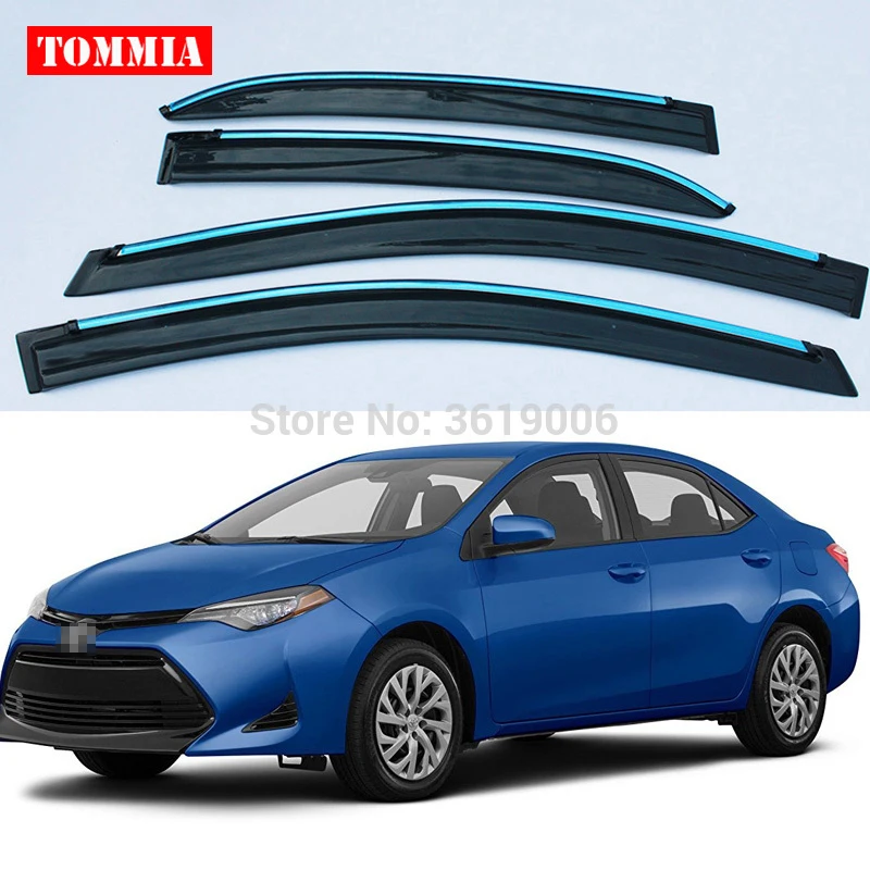 Чехол tommia для Toyota Corolla 2014 2017 4 шт./компл.|vent deflectors|deflector ventwind deflector |