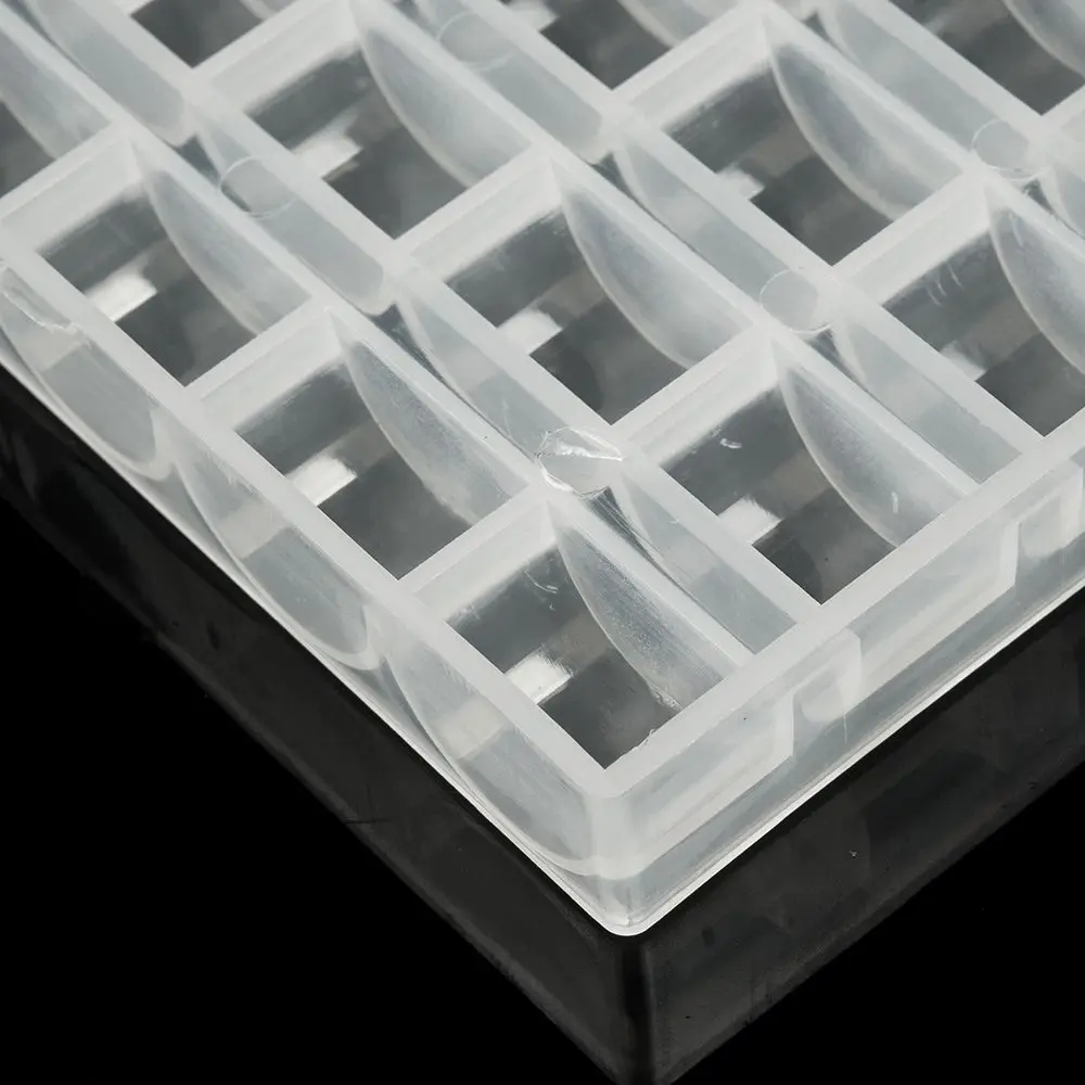 25 слотов Пустой Катушки коробка катушек швейная машина бобины чехол Пластик ящик