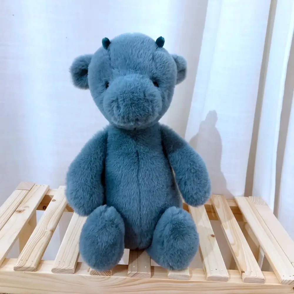 Игрушка плюшевая мультяшная милая необычная имитация лисы динозавра мягкая