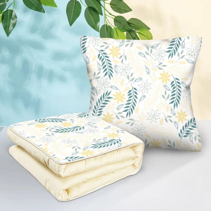 Голландская Бархатная подушка двойного назначения многофункциональная одеяло