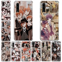 bungou stray dogs poster phone case for huawei mate 40 pro 30 20 lite 10 huawei p30 lite p50 pro p40 p20 p10 cover coque fundas