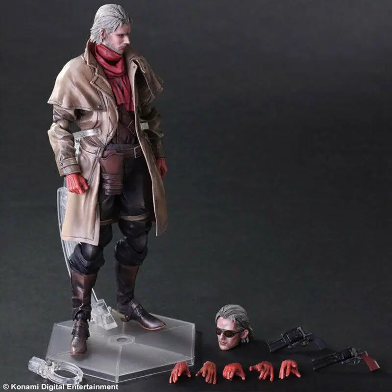 Play Arts Kai Metal gear Solid 5 Revolver Ocelot ПВХ фигурка без цветной коробки| |