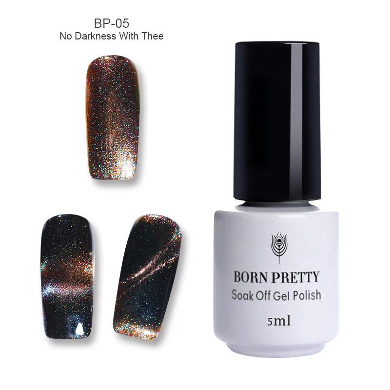 5ML BP-05 Родился Довольно Гламурная кошка глаз УФ Гель-лак 6 мл Магнитная Shimmer замочить от УФ-светодиодный Гель-лак для ногтей маникюрный лак DIY - Цвет: 5ML BP-05