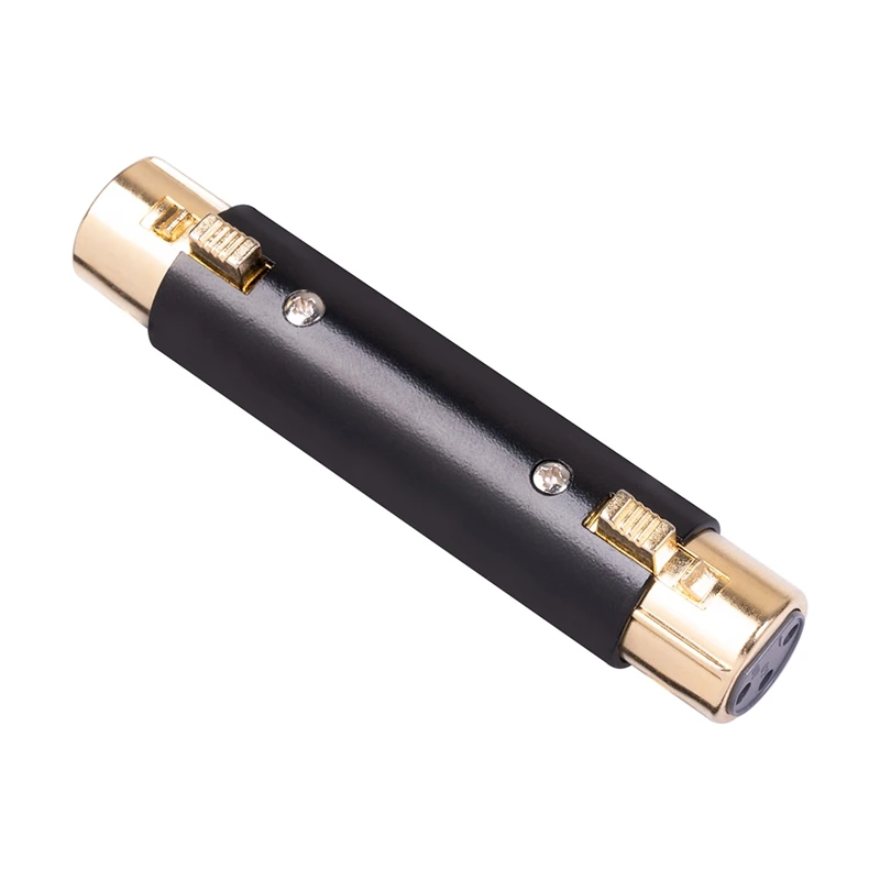 

Переходник XLR «гнездо-гнездо», переходник «гнездо-гнездо» XLR «гнездо-3», для кабеля стерео микрофона